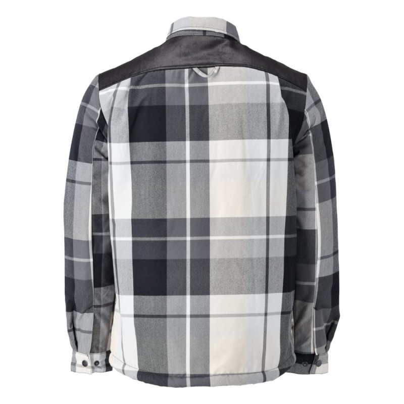 Mascot Customized 23104 Flannel Shirt Stone Grey Checked