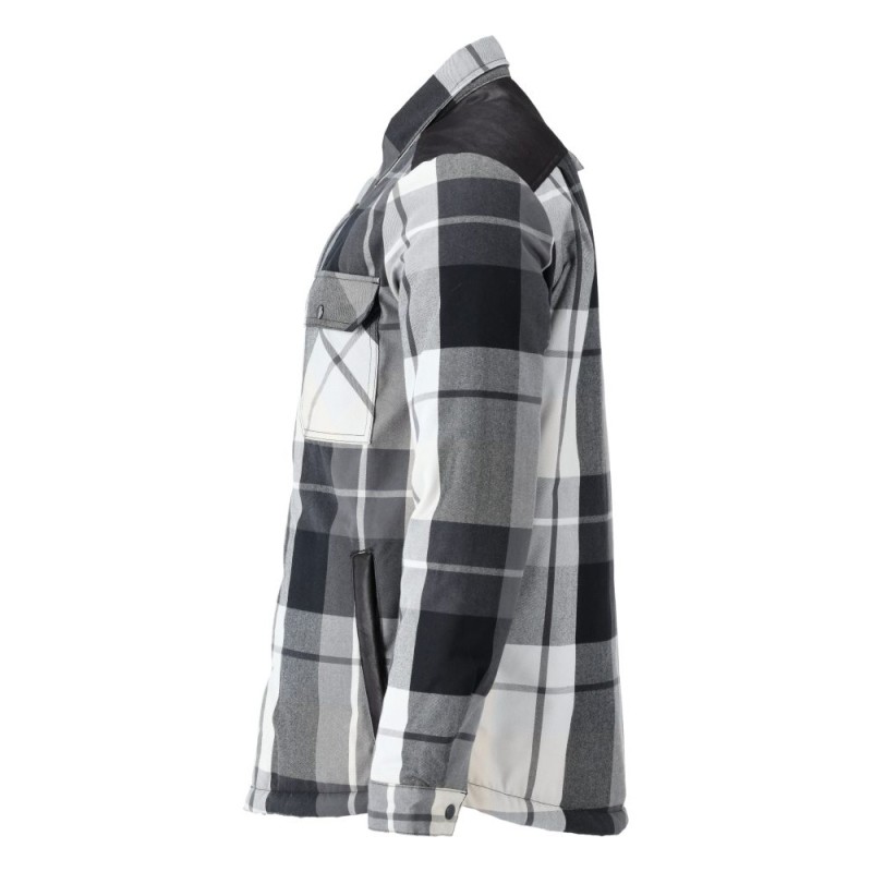 Mascot Customized 23104 Flannel Shirt Stone Grey Checked