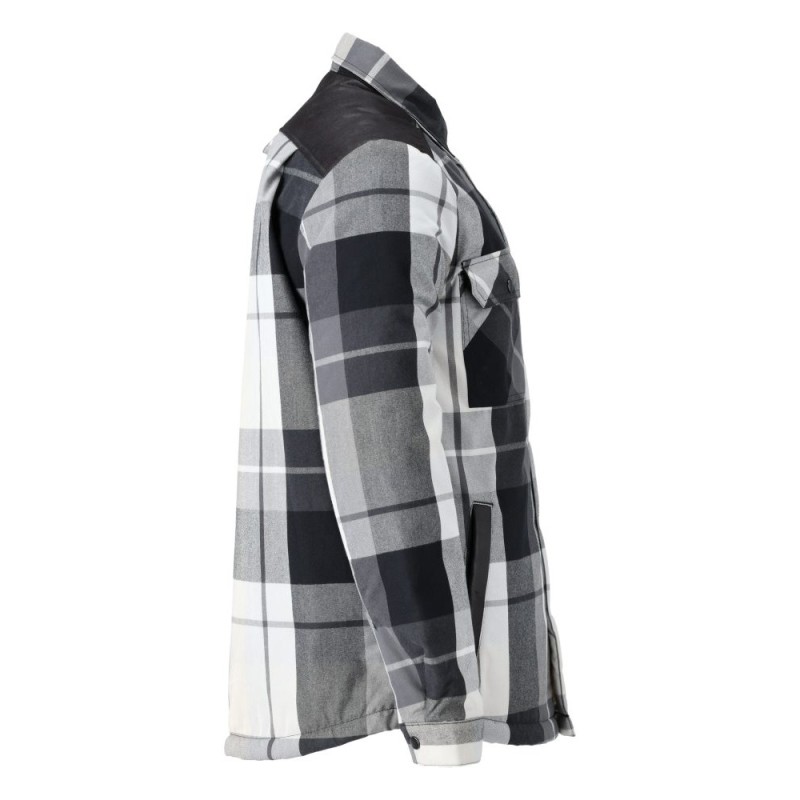 Mascot Customized 23104 Flannel Shirt Stone Grey Checked