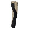 Mascot Customized 23179 Stretch Trousers Light Khaki / Black