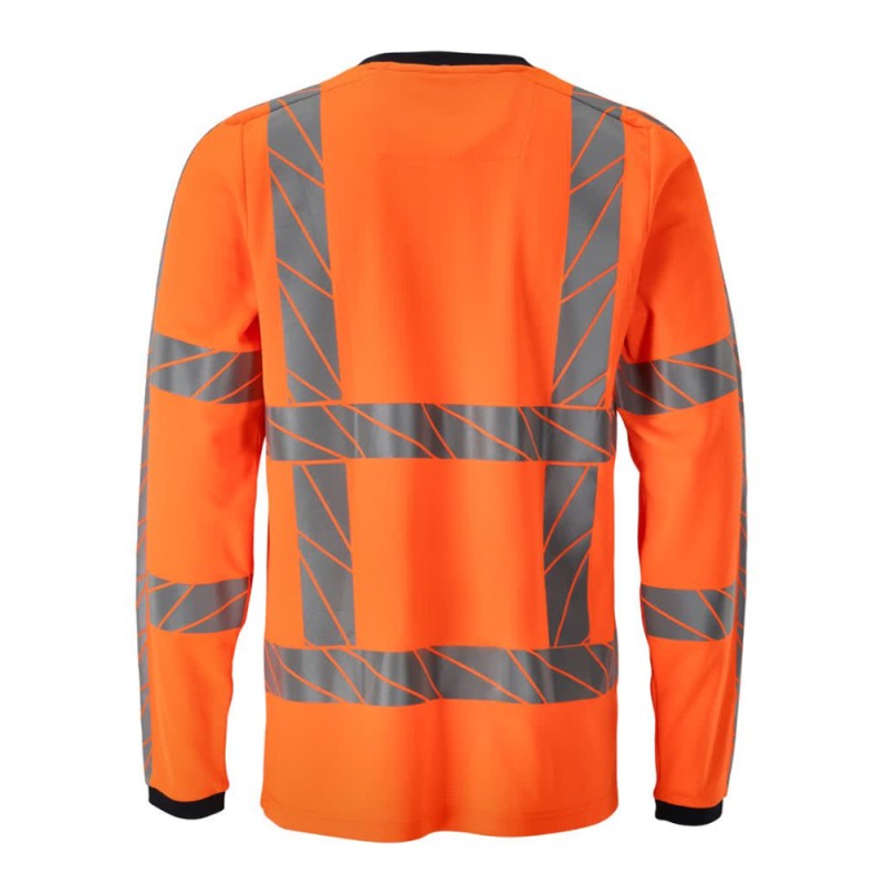 Mascot Accelerate Safe 24081 Long-Sleeved T-Shirt Hi-Vis Orange