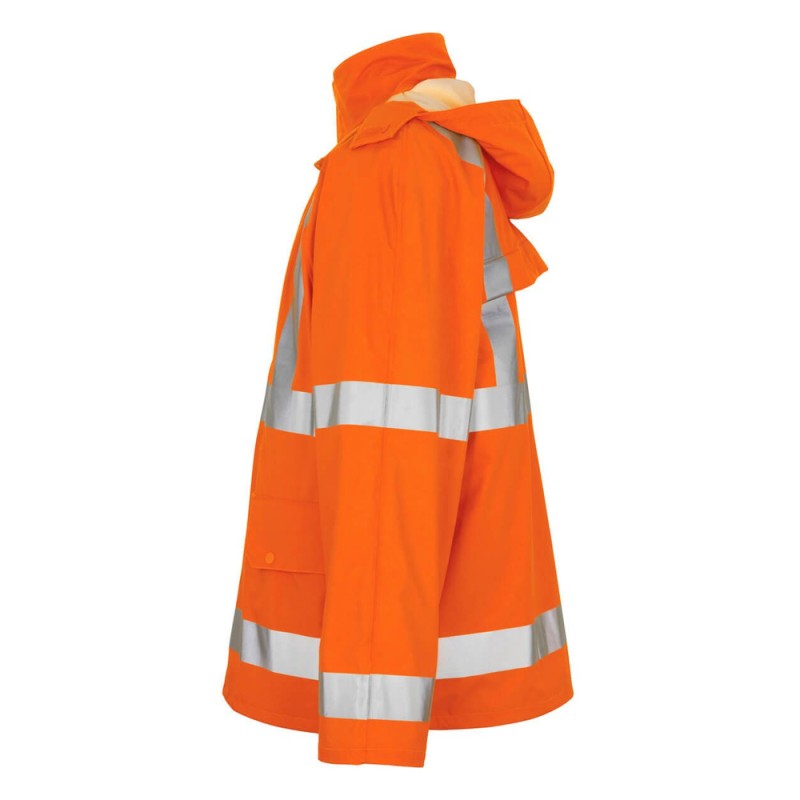 Mascot Feldbach Safe Aqua 50101 Orange Rain Jacket