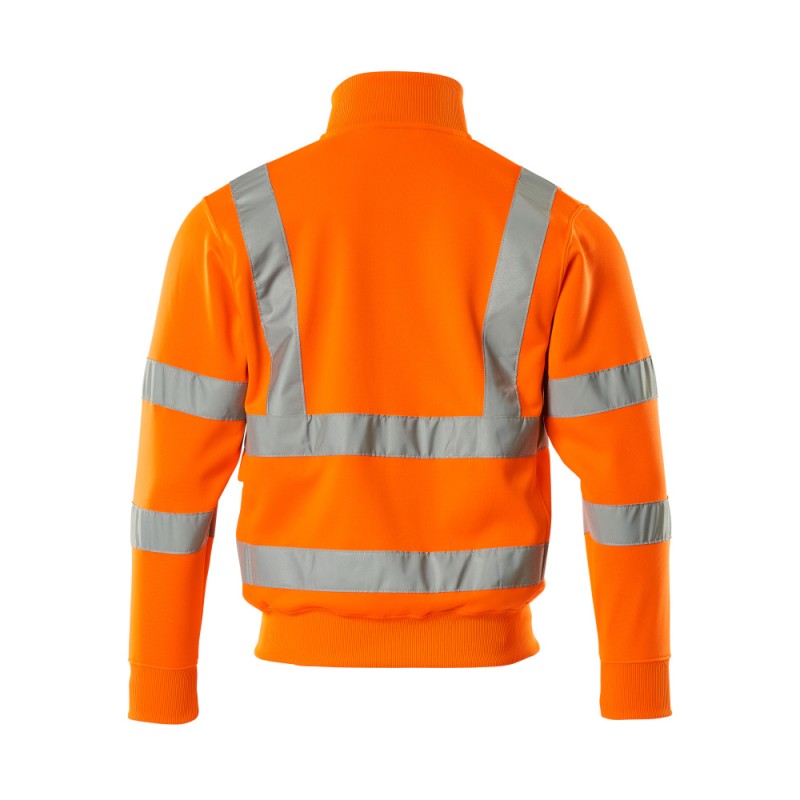 Mascot Maringa Safe Classic 50115 Orange Sweatshirt With Zipper