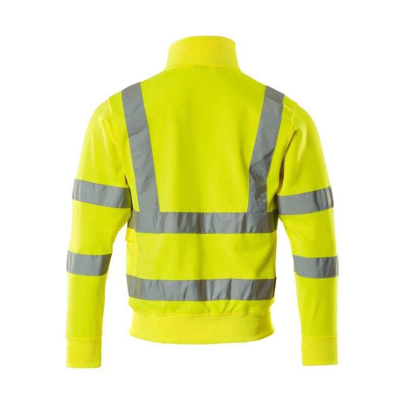 Mascot Maringa Safe Classic 50115 Yellow Sweatshirt With Zipper
