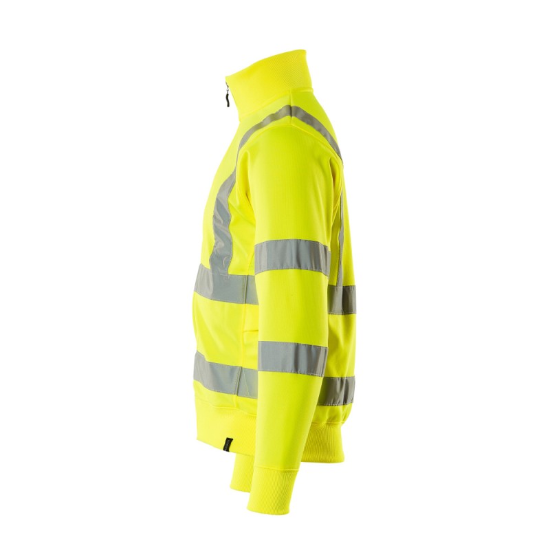 Mascot Maringa Safe Classic 50115 Yellow Sweatshirt With Zipper