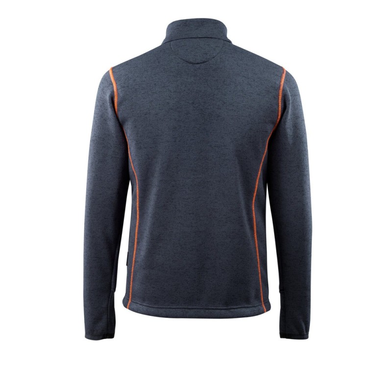 Mascot Hardwear Reims Knitted Jumper With Half Zip Dark Navy