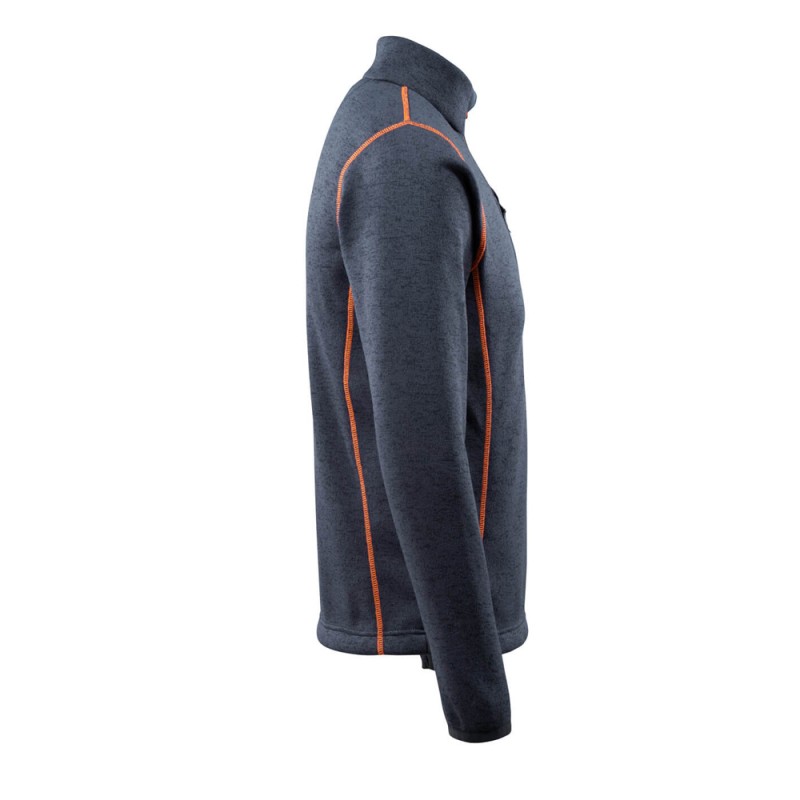 Mascot Hardwear Reims Knitted Jumper With Half Zip Dark Navy