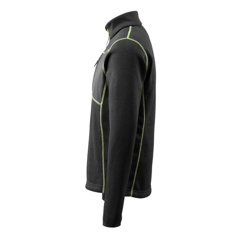 Mascot Hardwear Reims Knitted Jumper With Half Zip Black