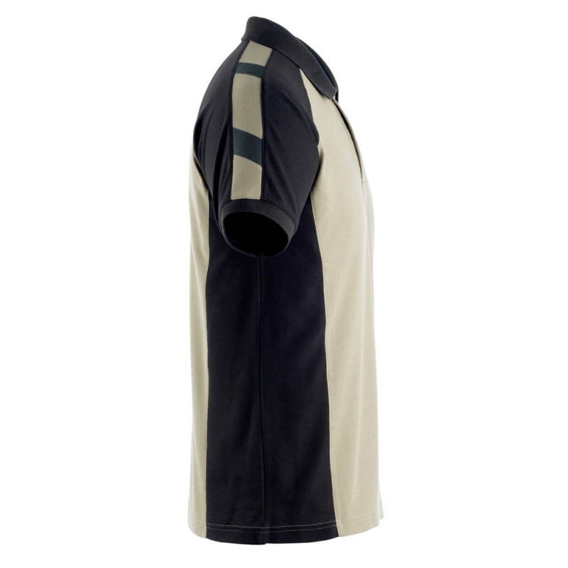 Mascot Safe Unique Bottrop Polo Shirt Light Khaki Black