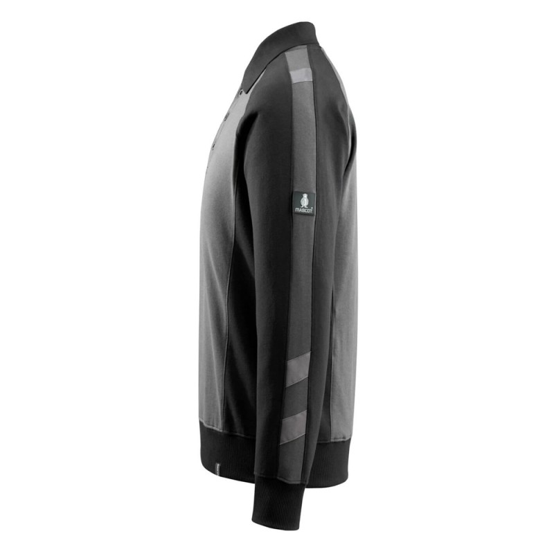 Mascot Safe Unique Magdeburg Polo Sweatshirt Dark Anthracite Black