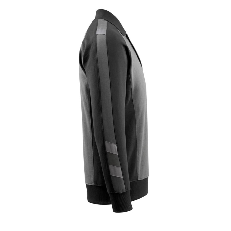 Mascot Safe Unique Magdeburg Polo Sweatshirt Dark Anthracite Black