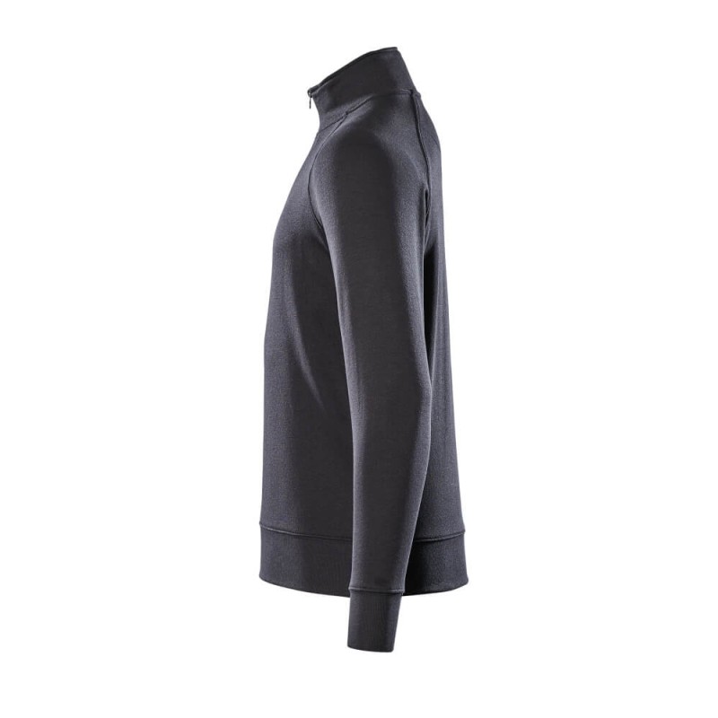 Mascot Crossover Nantes Sweatshirt With Half Zip Black