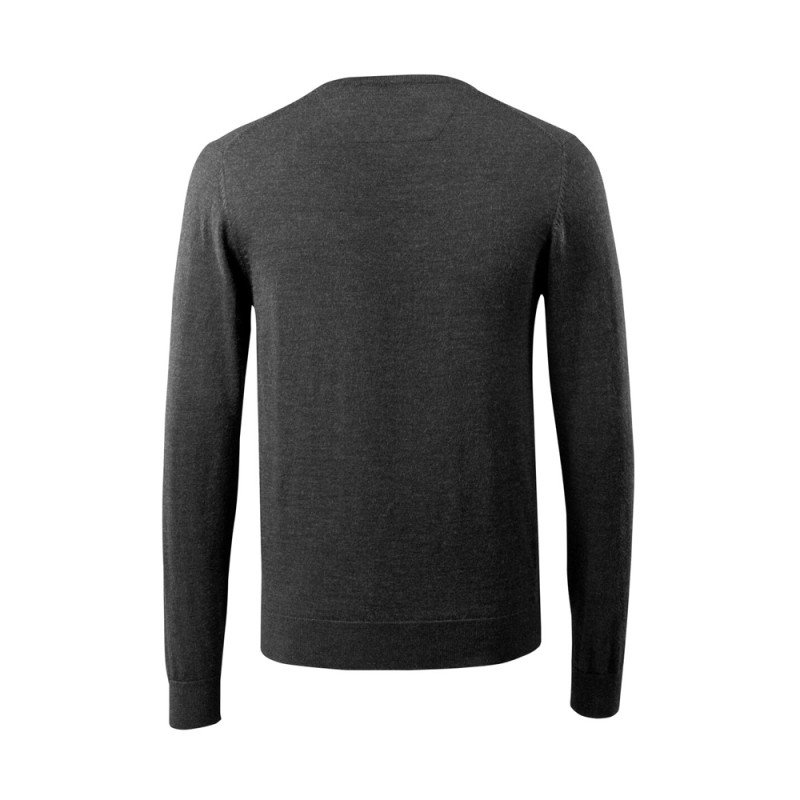 Mascot Crossover 50635 Knitted Jumper Dark Anthracite Light Grey Flecked