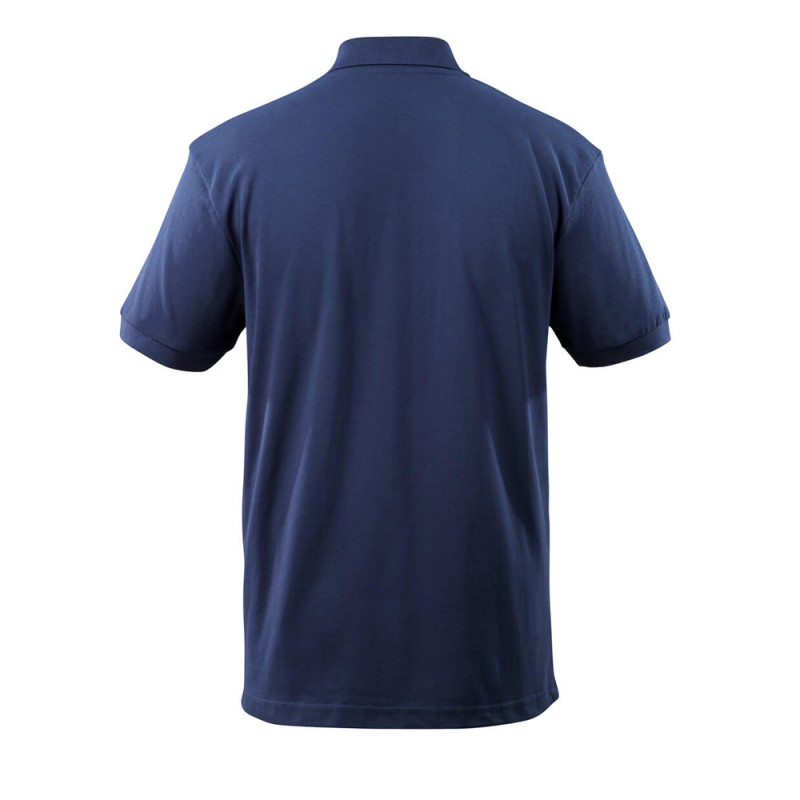 Mascot Crossover Orgon Polo Shirt With Chest Pocket Navy
