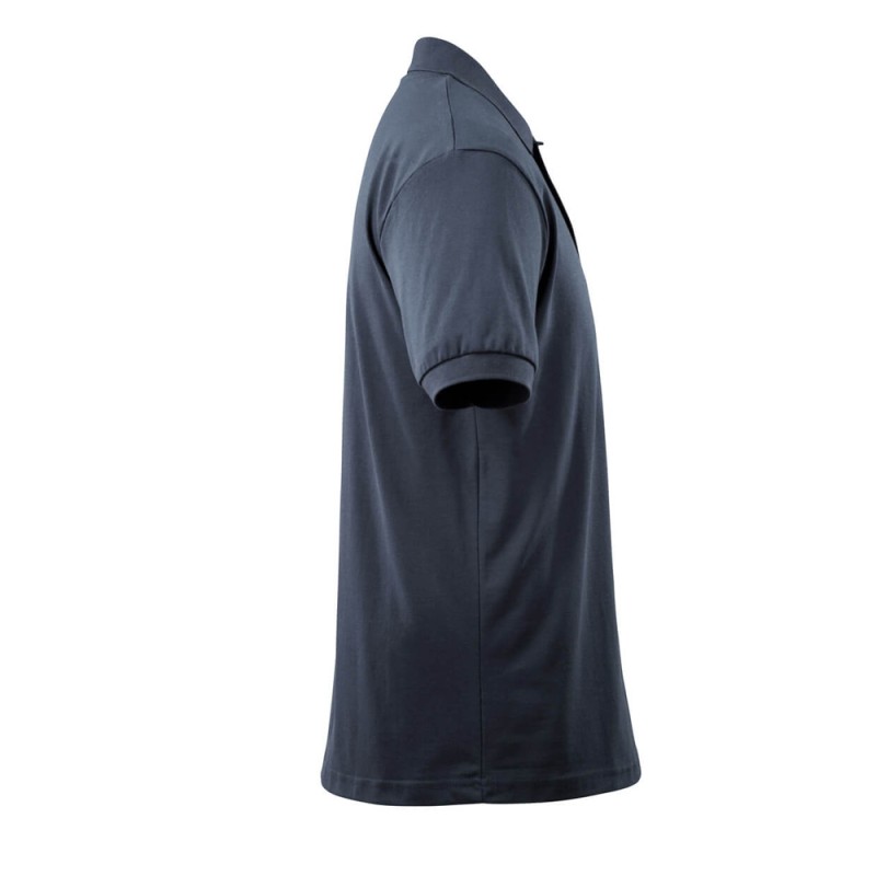 Mascot Crossover Orgon Polo Shirt With Chest Pocket Dark Navy