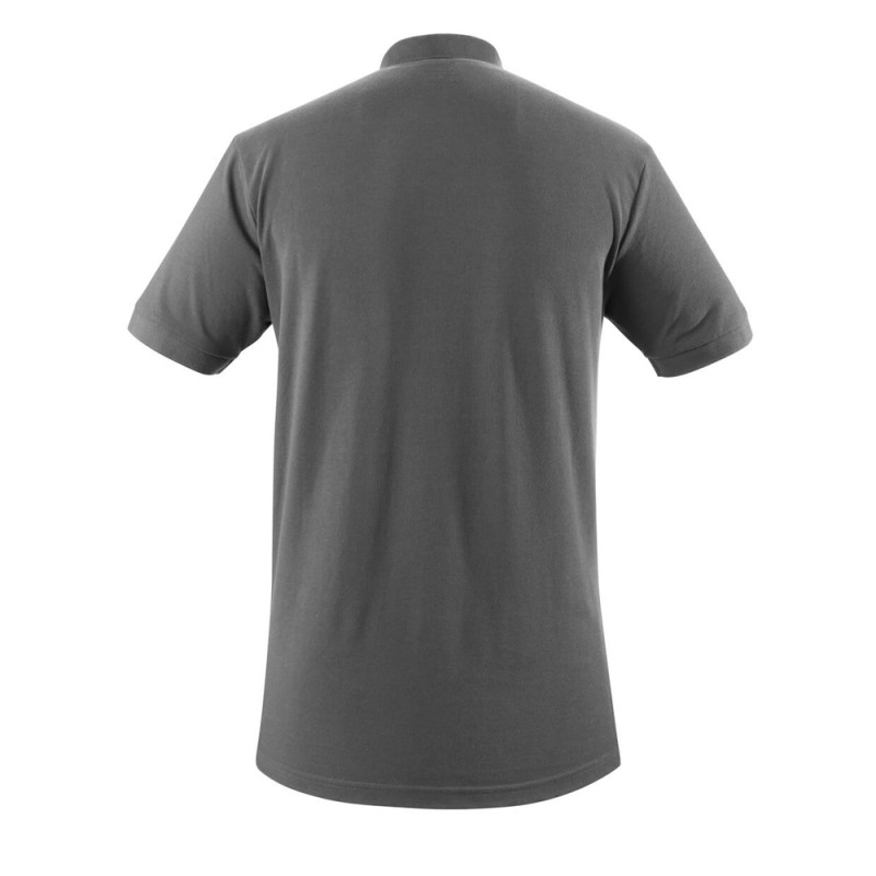 Mascot Crossover Orgon Polo Shirt With Chest Pocket Dark Anthracite