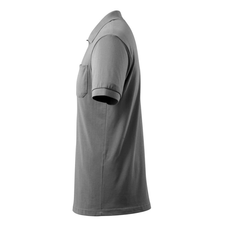 Mascot Crossover Orgon Polo Shirt With Chest Pocket Anthracite