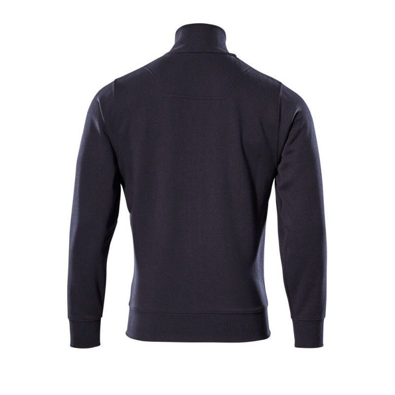 Mascot Crossover Lavit Sweatshirt With Zipper Dark Navy