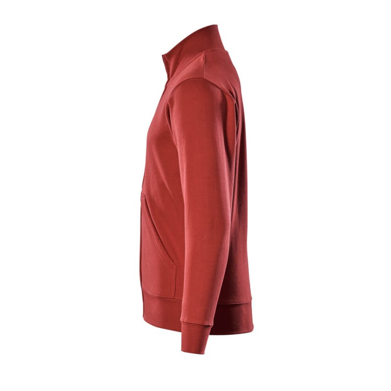 Mascot Crossover Lavit Sweatshirt With Zipper Red