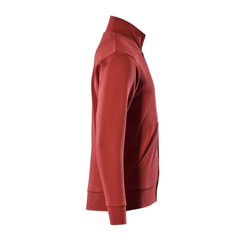 Mascot Crossover Lavit Sweatshirt With Zipper Red