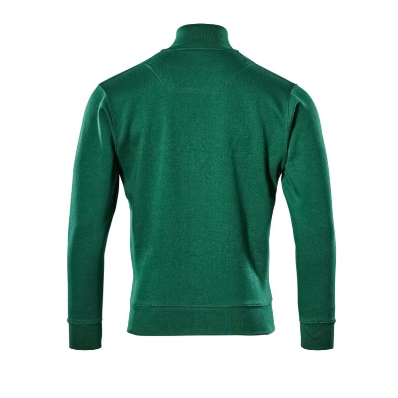 Mascot Crossover Lavit Sweatshirt With Zipper Green