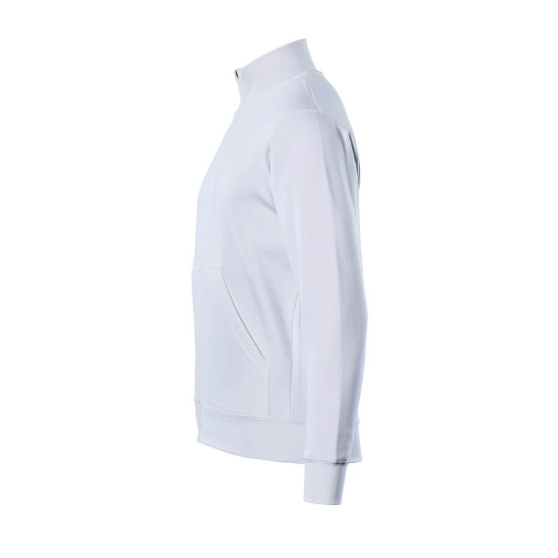 Mascot Crossover Lavit Sweatshirt With Zipper White