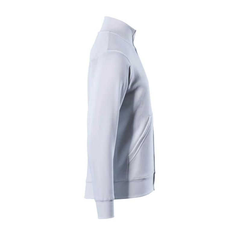 Mascot Crossover Lavit Sweatshirt With Zipper White