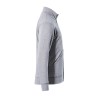 Mascot Crossover Lavit Sweatshirt With Zipper Grey Flecked