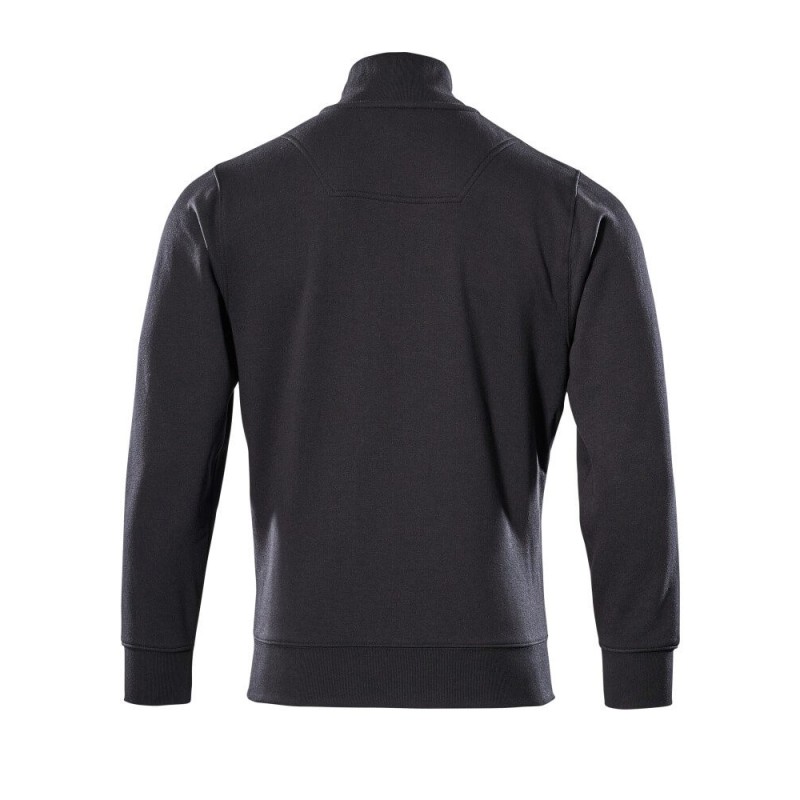 Mascot Crossover Lavit Sweatshirt With Zipper Black