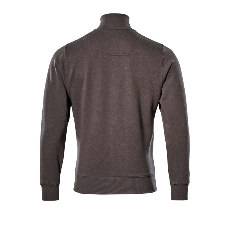 Mascot Crossover Lavit Sweatshirt With Zipper Dark Anthracite