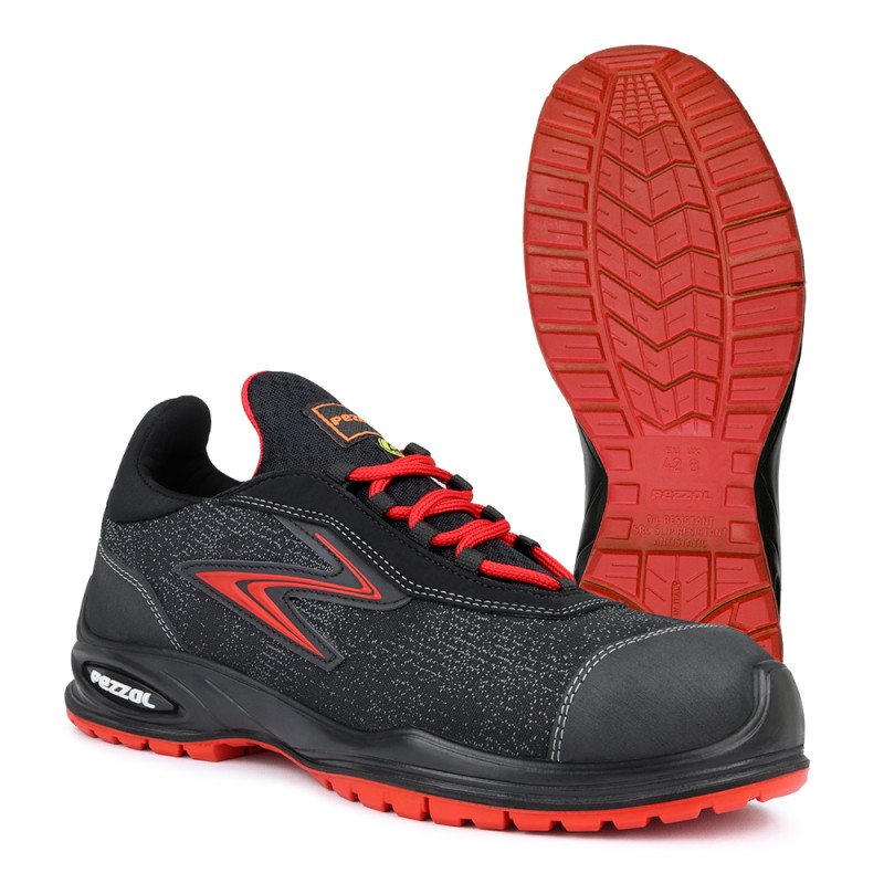 Pezzol Black Mamba Black Safety Trainers