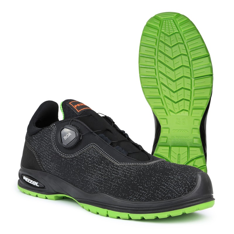 Pezzol Sumatra Black BOA Safety Trainers
