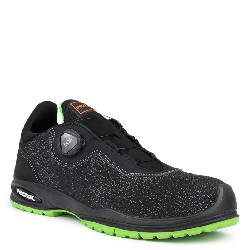 Pezzol Sumatra Black BOA Safety Trainers