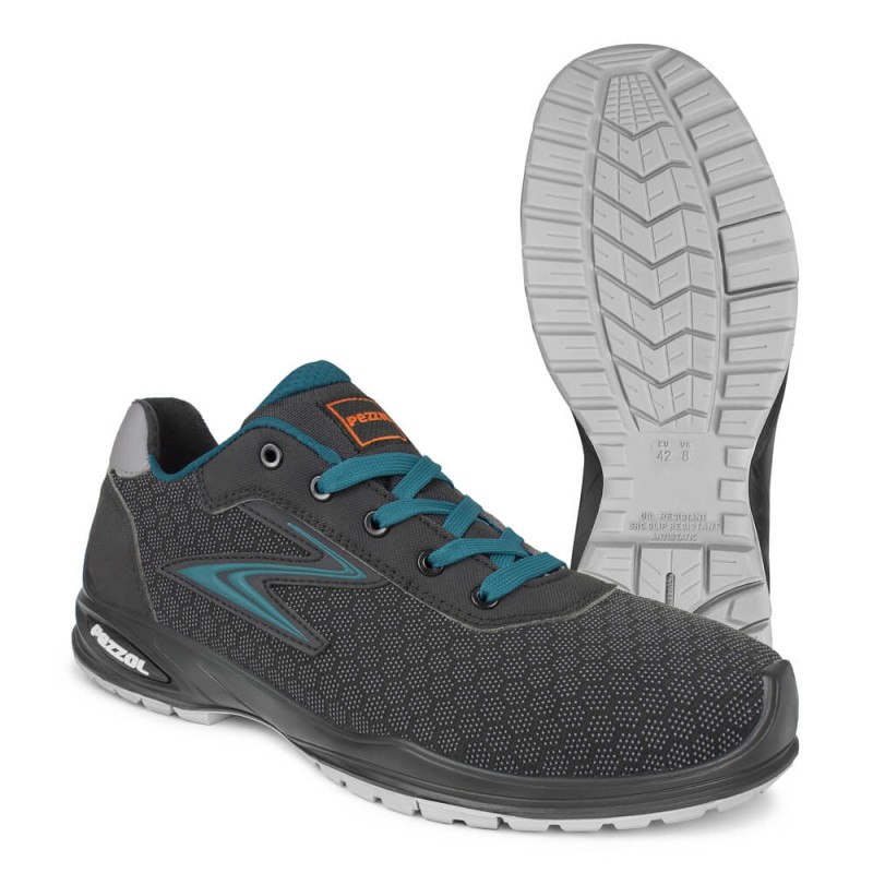 Pezzol Mustang Black Safety Trainers