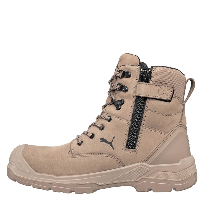 Puma Conquest 630740 Safety Boots Side Zip