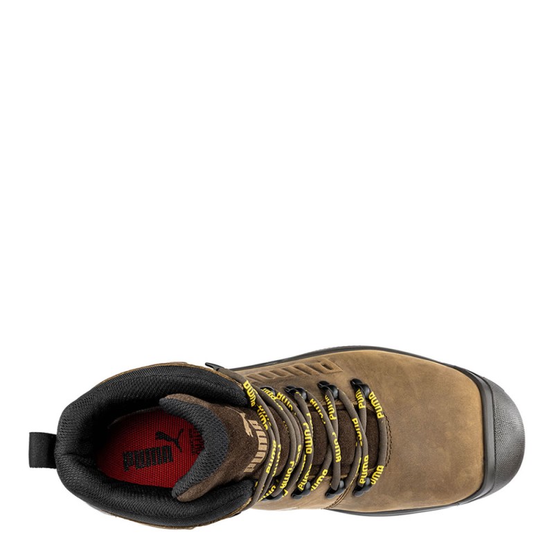 Puma Iron HD Brown Mens Safety Boots S3S