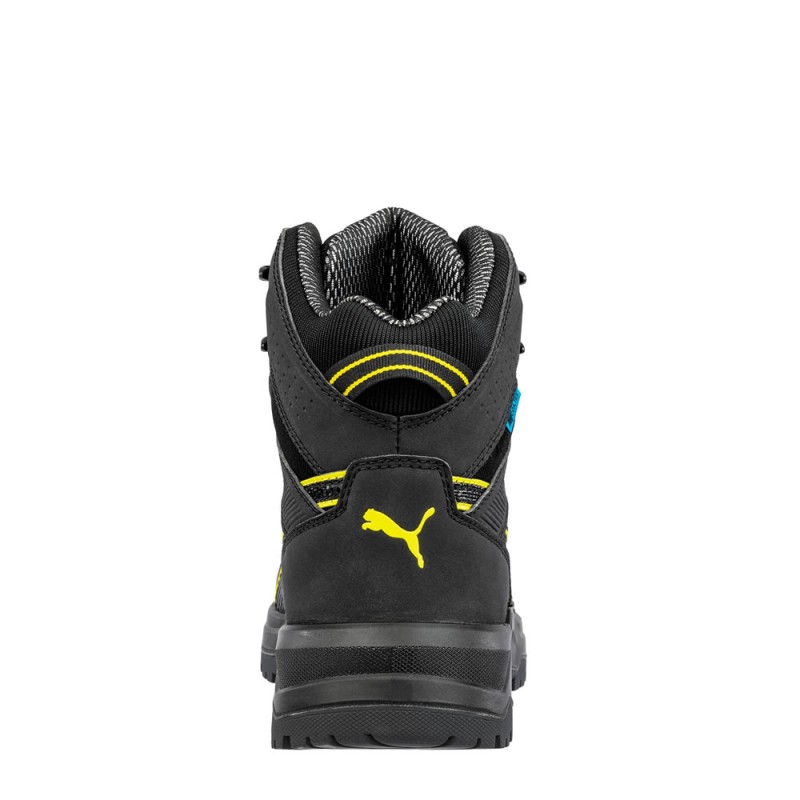 Puma Rock Heavy Duty Waterproof Black Safety Boots S7S