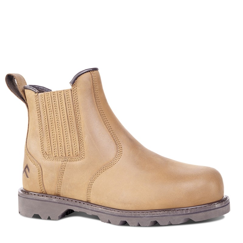 Rock Fall RF207 Bale Tan Safety Dealer Boots