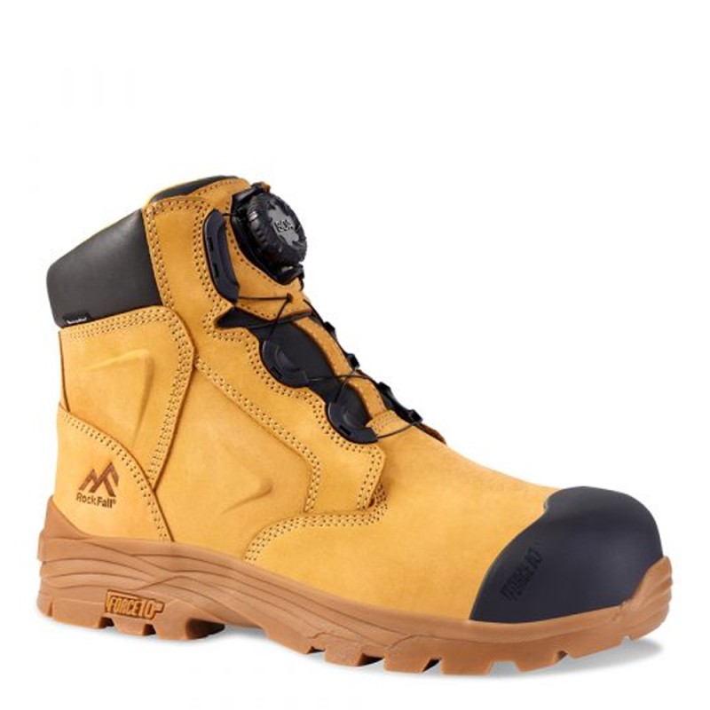 Rock Fall RF610 Honeystone Waterproof Safety Boots