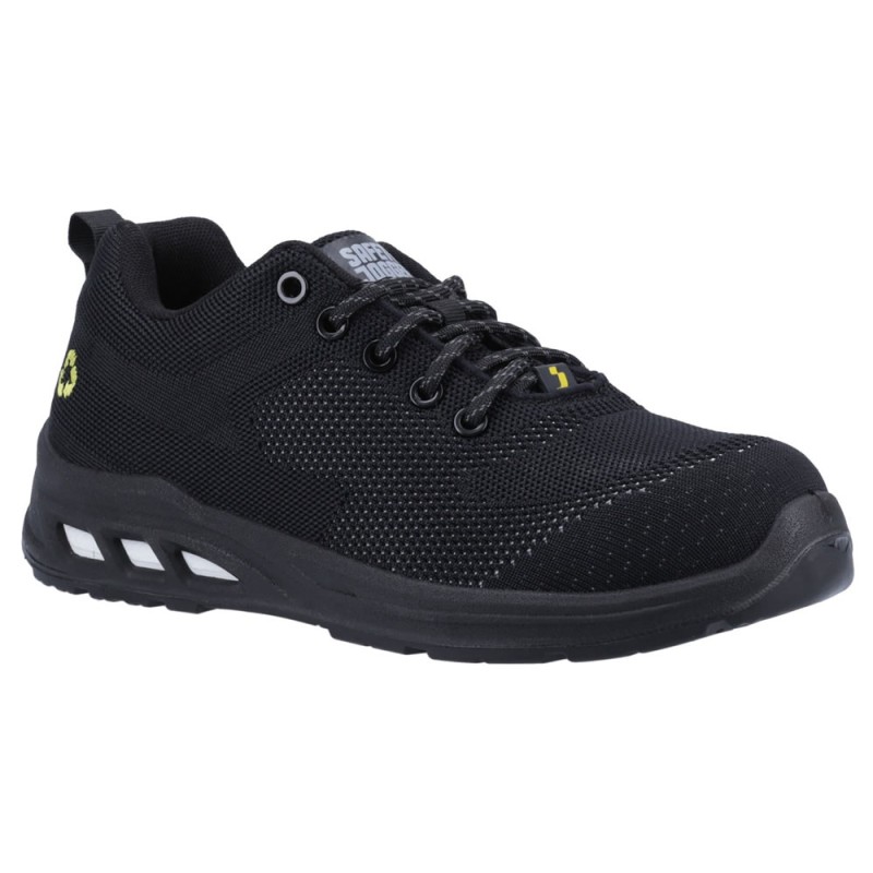 Safety Jogger Ecofitz Black Safety Trainers