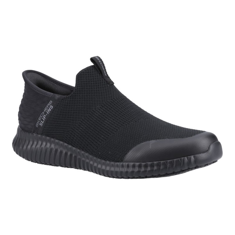 Skechers Cessnock Slip On Shoes Black