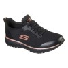 Skechers Squad Womens Trainers Black/Red