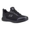 Skechers Squad Womens Wide Trainers Black