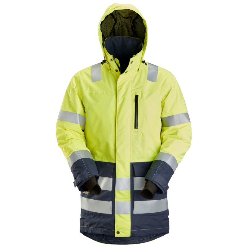 Snickers 1830 AllroundWork Hi-Vis Waterproof Parka