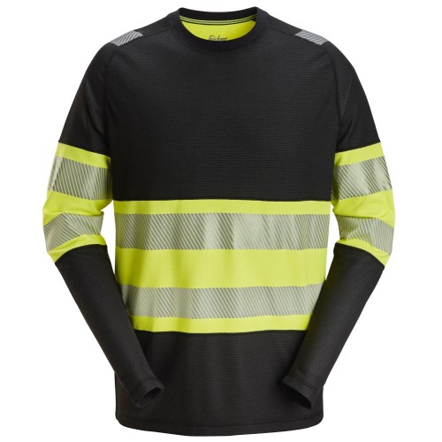 Snickers 2430 Hi-Vis Class 1 Long Sleeve T-Shirt