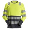 Snickers 2433 AllroundWork Hi-Vis Long Sleeve T-Shirt