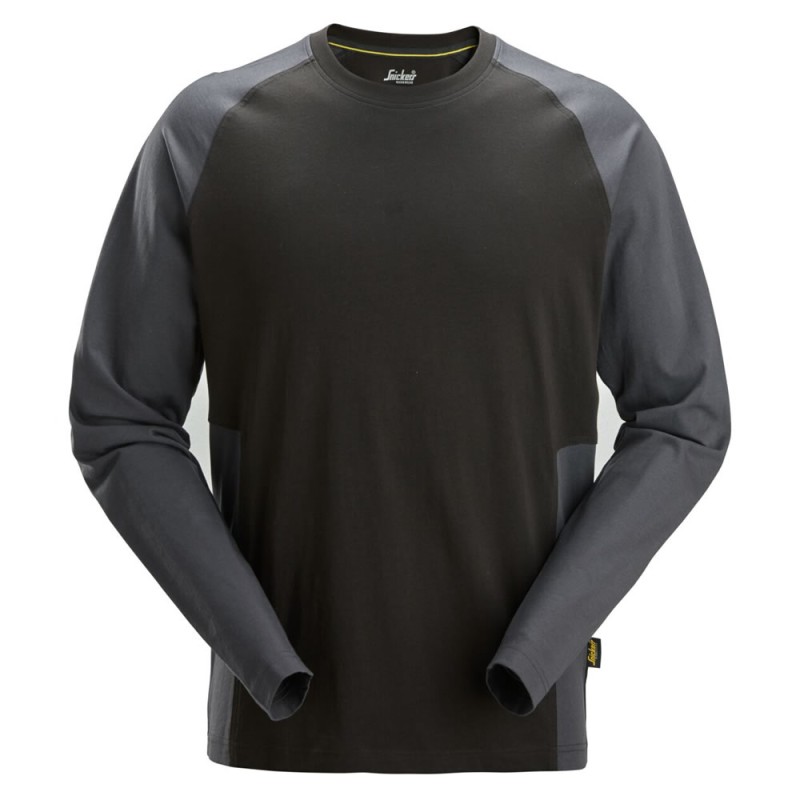 Snickers 2450 Two-Coloured Long Sleeve T-Shirt