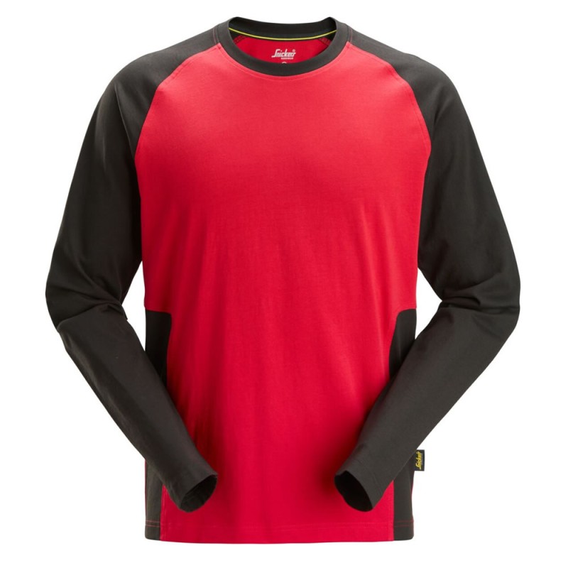 Snickers 2450 Two-Coloured Long Sleeve T-Shirt