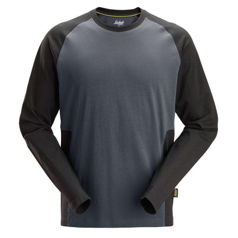 Snickers 2450 Two-Coloured Long Sleeve T-Shirt