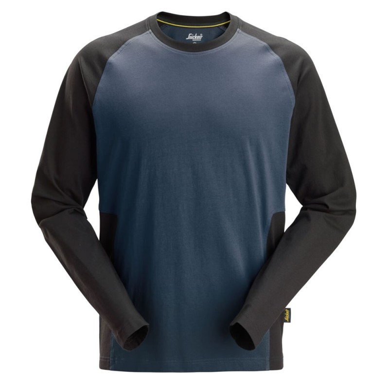 Snickers 2450 Two-Coloured Long Sleeve T-Shirt